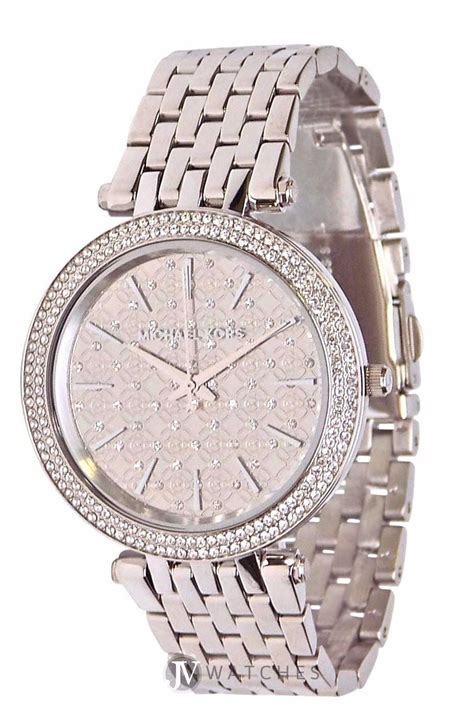 michael kors watch silver women's